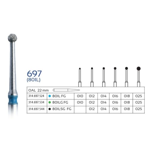 Set 5X Freza 697