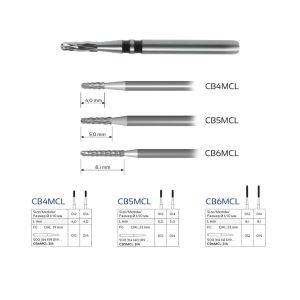 Set 5x Freza pentru Taierea Coroanelor CBMCL