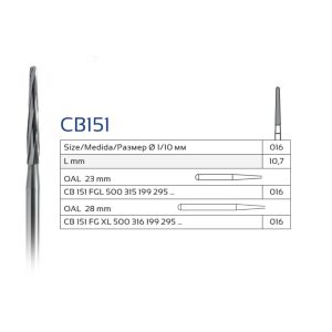 Set 5x Freze Chirurgicale CB151