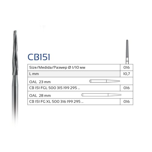 Set 5x Freze Chirurgicale CB151