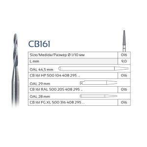 Set 5x Freza Chirurgicala CB161