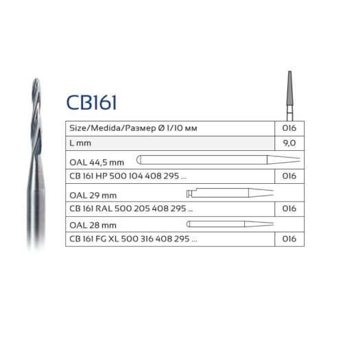 Set 5x Freza Chirurgicala CB161