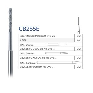 Set 5x Freza Chirurgicala CB255E
